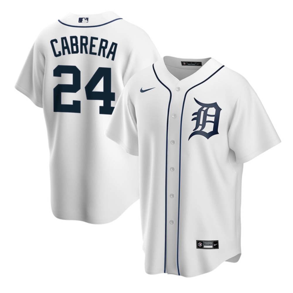 Nike Authentic Detroit Tigers Venezuela Miguel Cabrera #24 Jersey Men’s Size: XL